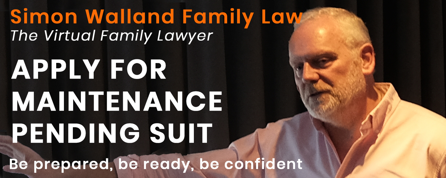 Maintenance Pending Suite Simon Walland Family Law