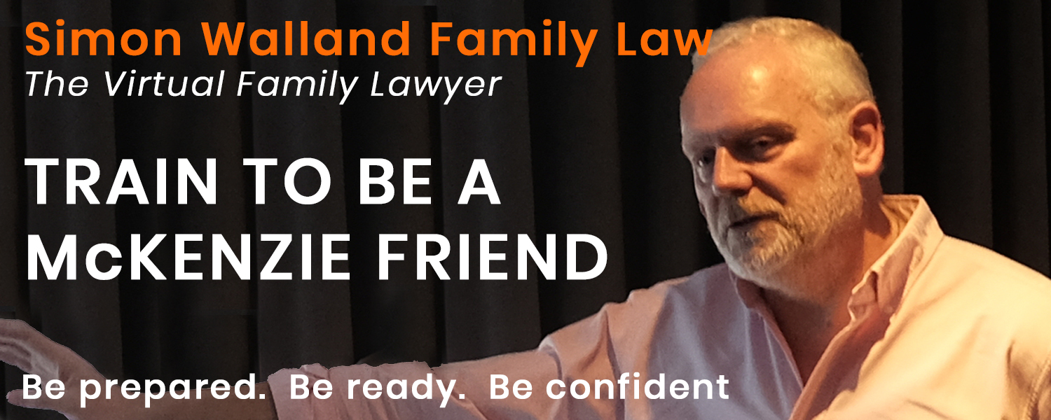 Train as a McKenzie Friend Simon Walland Family Law