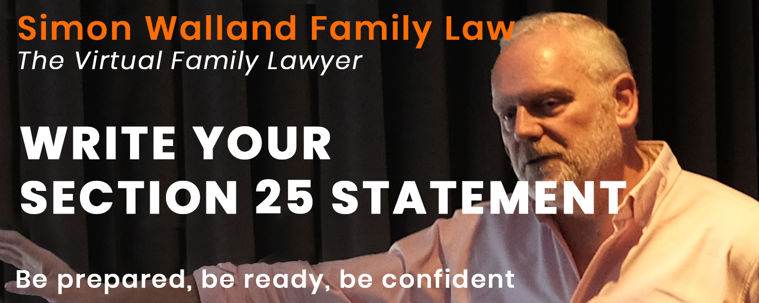 Section 25 Statement Simon Walland Family Law