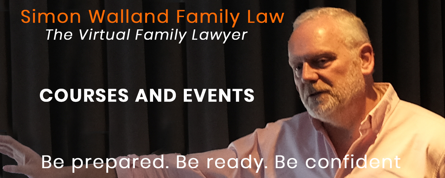 Courses and Events Simon Walland Family Law