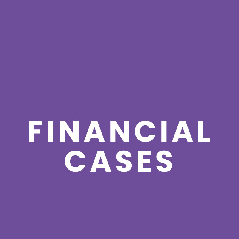 Financial cases