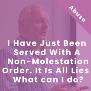 Non molestation, occupation order